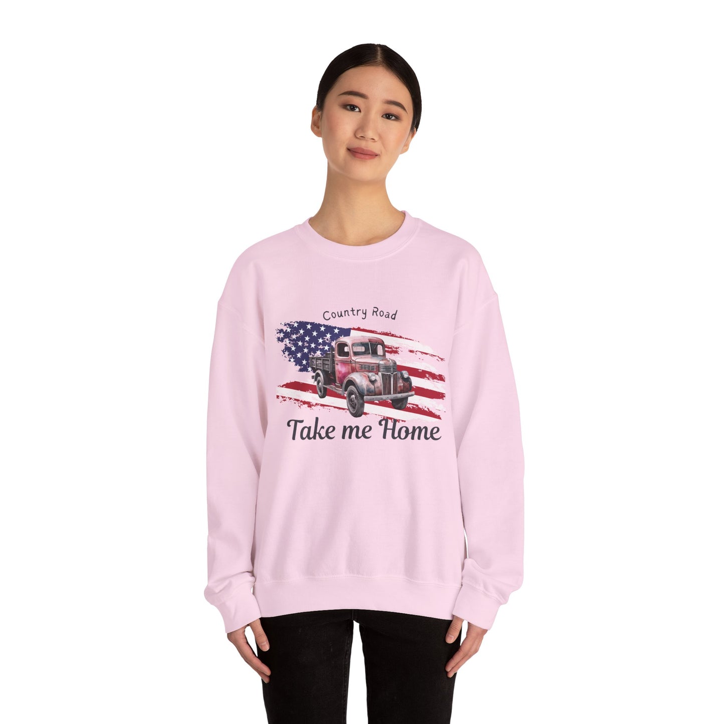 Country Road Vintage Truck Sweatshirt