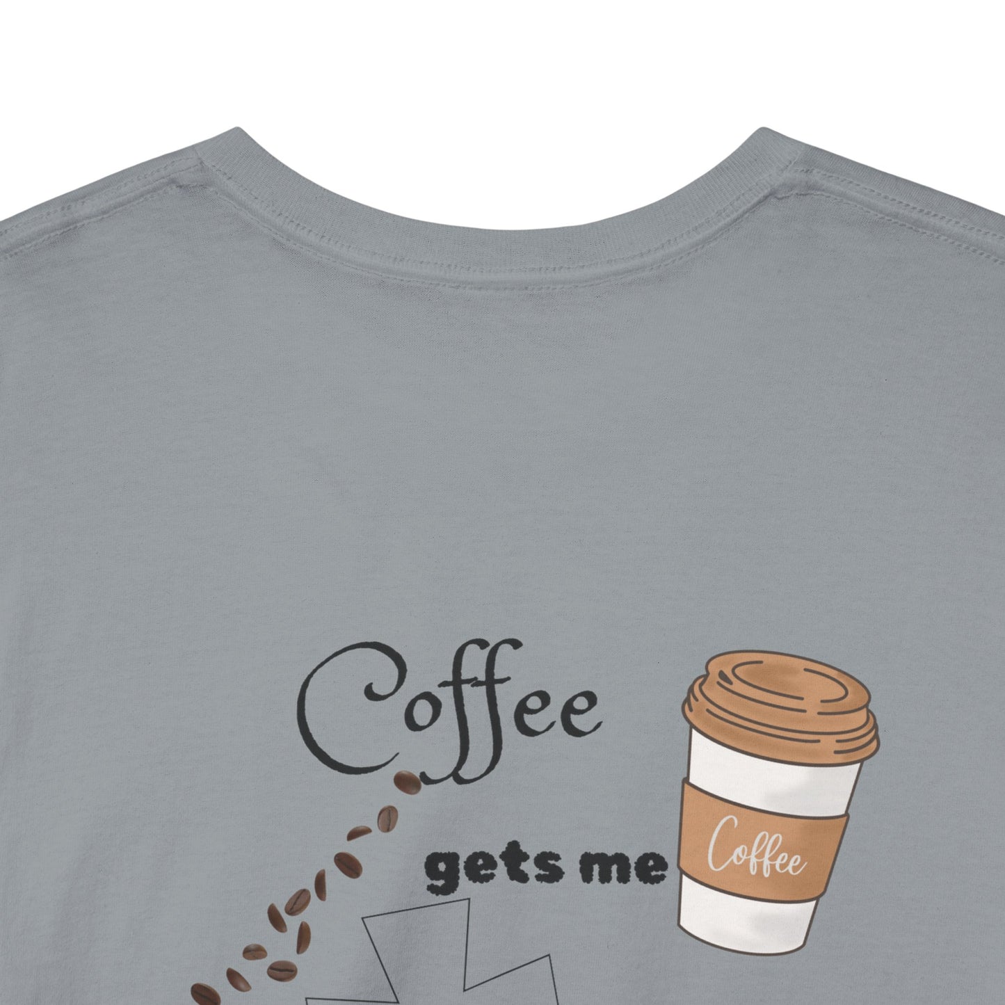 Coffee Time Unisex Heavy Cotton Tee - Faith & Caffeine Inspiration