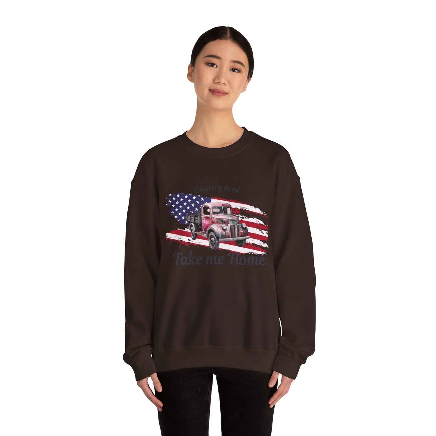 Country Road Vintage Truck Sweatshirt