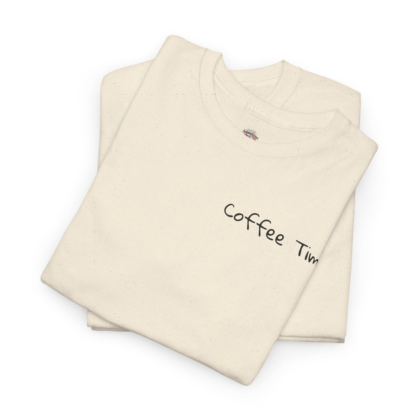 Coffee Time Unisex Heavy Cotton Tee - Faith & Caffeine Inspiration