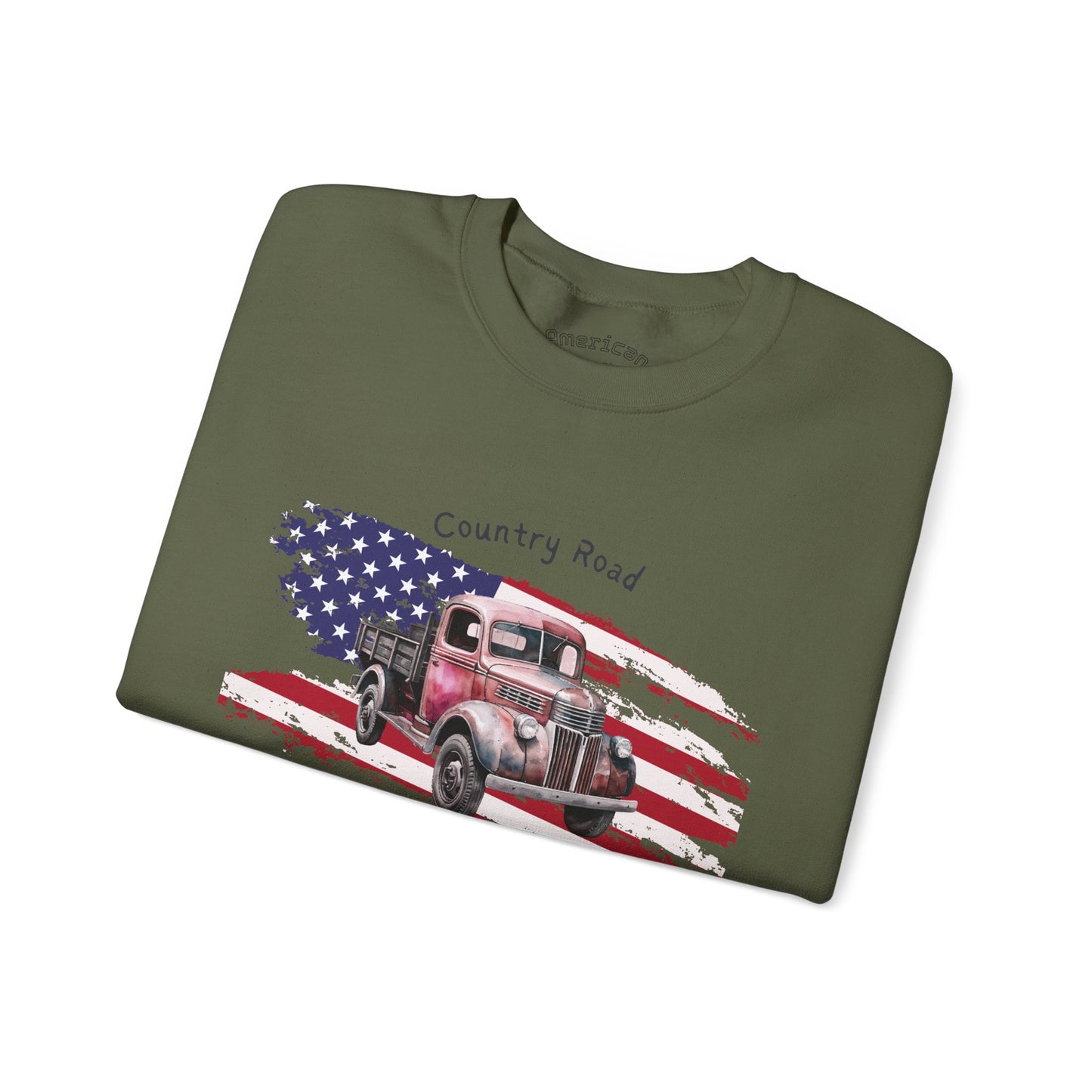 Country Road Vintage Truck Sweatshirt