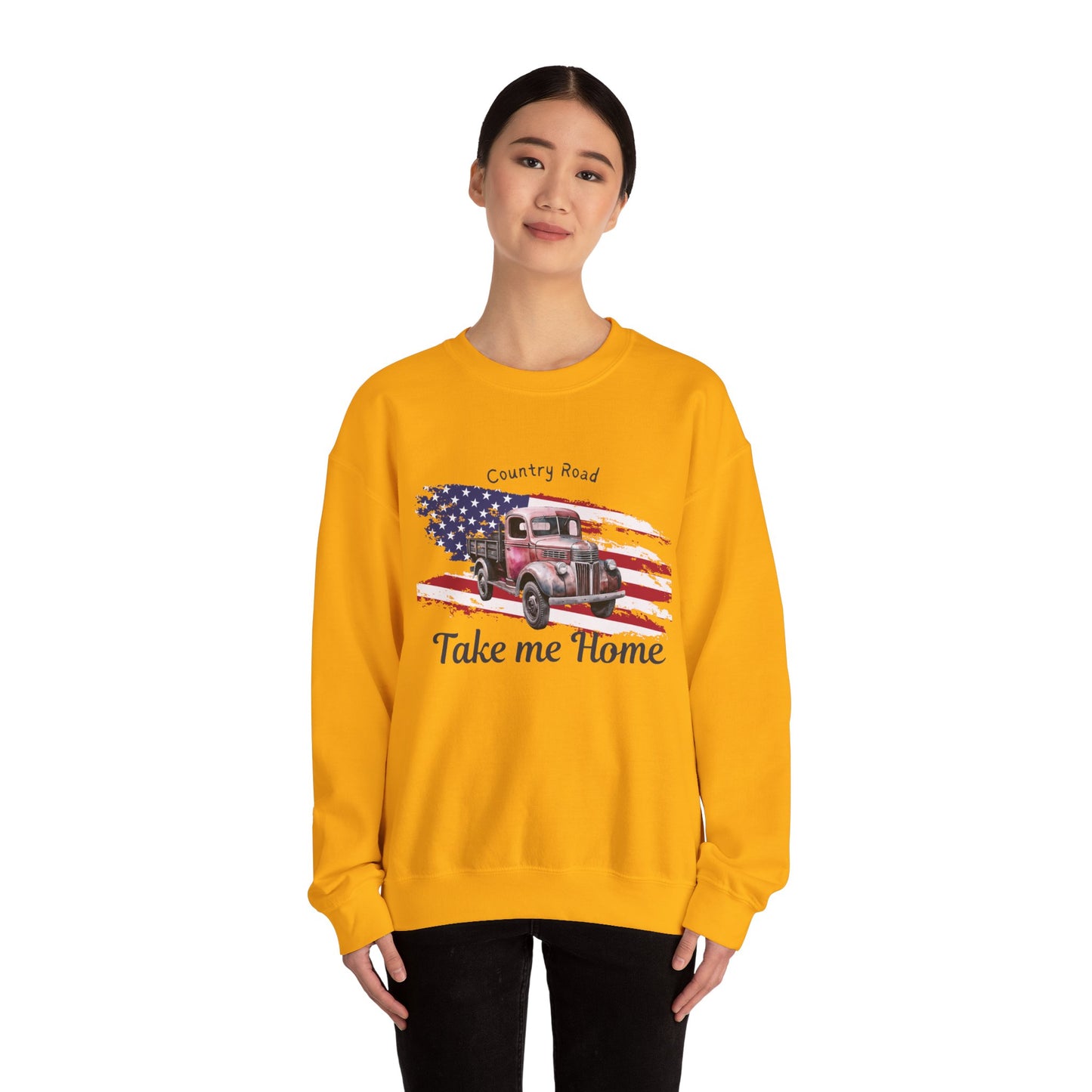 Country Road Vintage Truck Sweatshirt