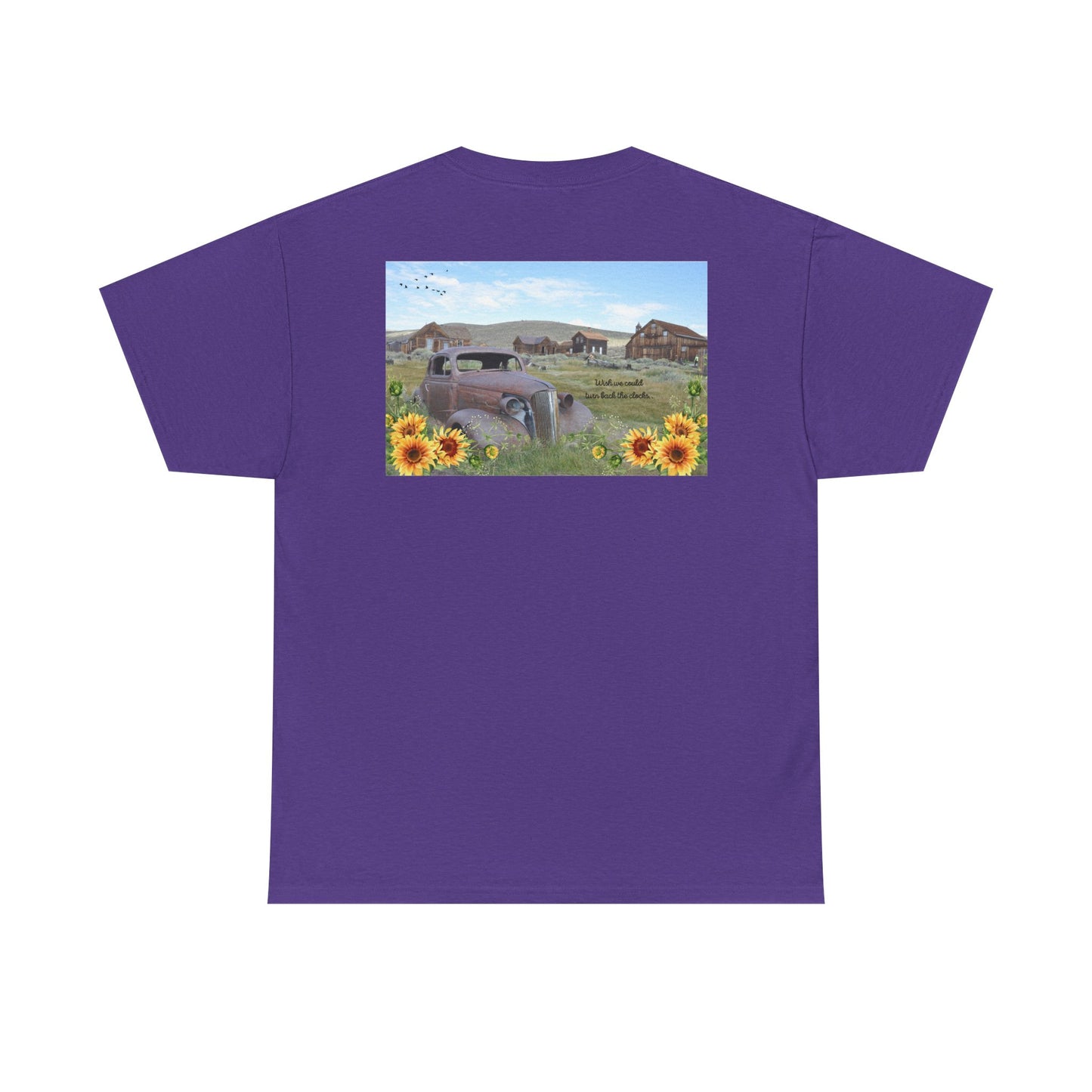 Sunflower Scenic Tee, Nature Lover T-Shirt, Summer Outfit, Gift for Her, Casual Wear