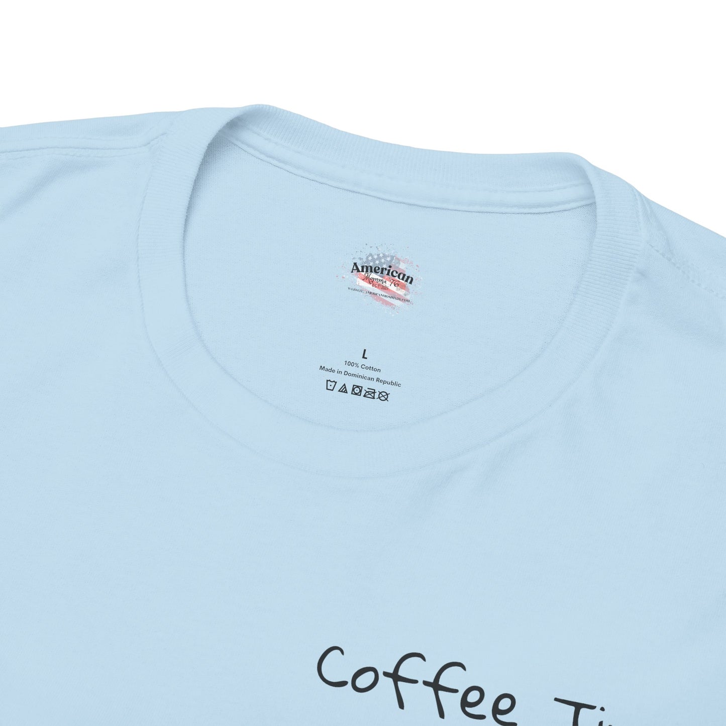 Coffee Time Unisex Heavy Cotton Tee - Faith & Caffeine Inspiration
