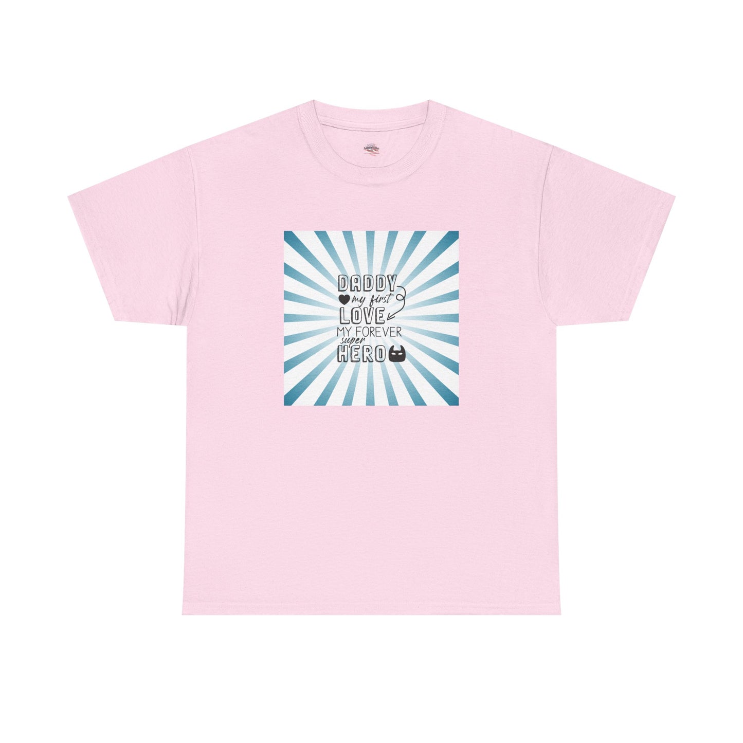 Daddy My Hero Unisex Heavy Cotton Tee - Perfect Gift for Father's Day