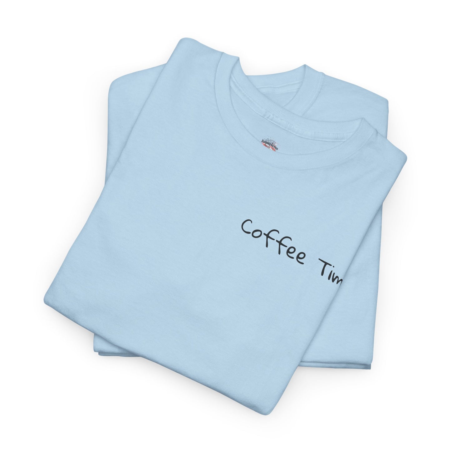 Coffee Time Unisex Heavy Cotton Tee - Faith & Caffeine Inspiration
