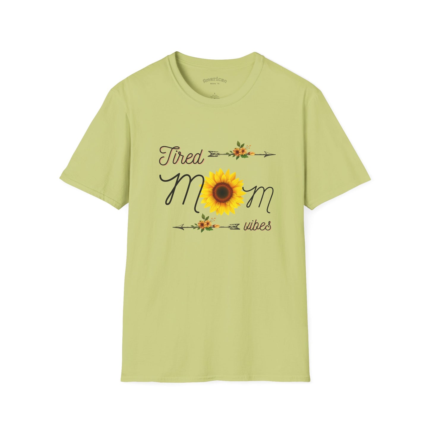 Tired Mom Vibes Unisex Softstyle T-Shirt