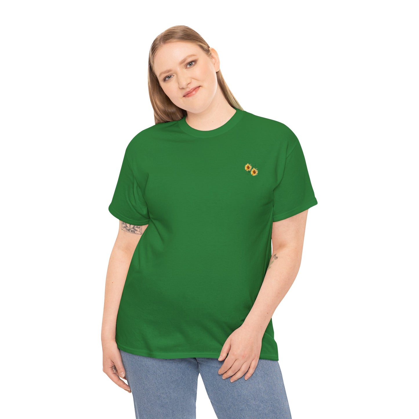 Sunflower Scenic Tee, Nature Lover T-Shirt, Summer Outfit, Gift for Her, Casual Wear