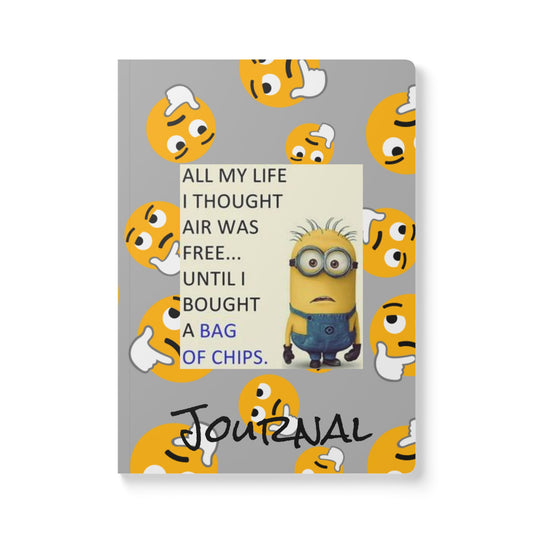 Funny Emoji Softcover Journal - Perfect for Thoughts & Ideas