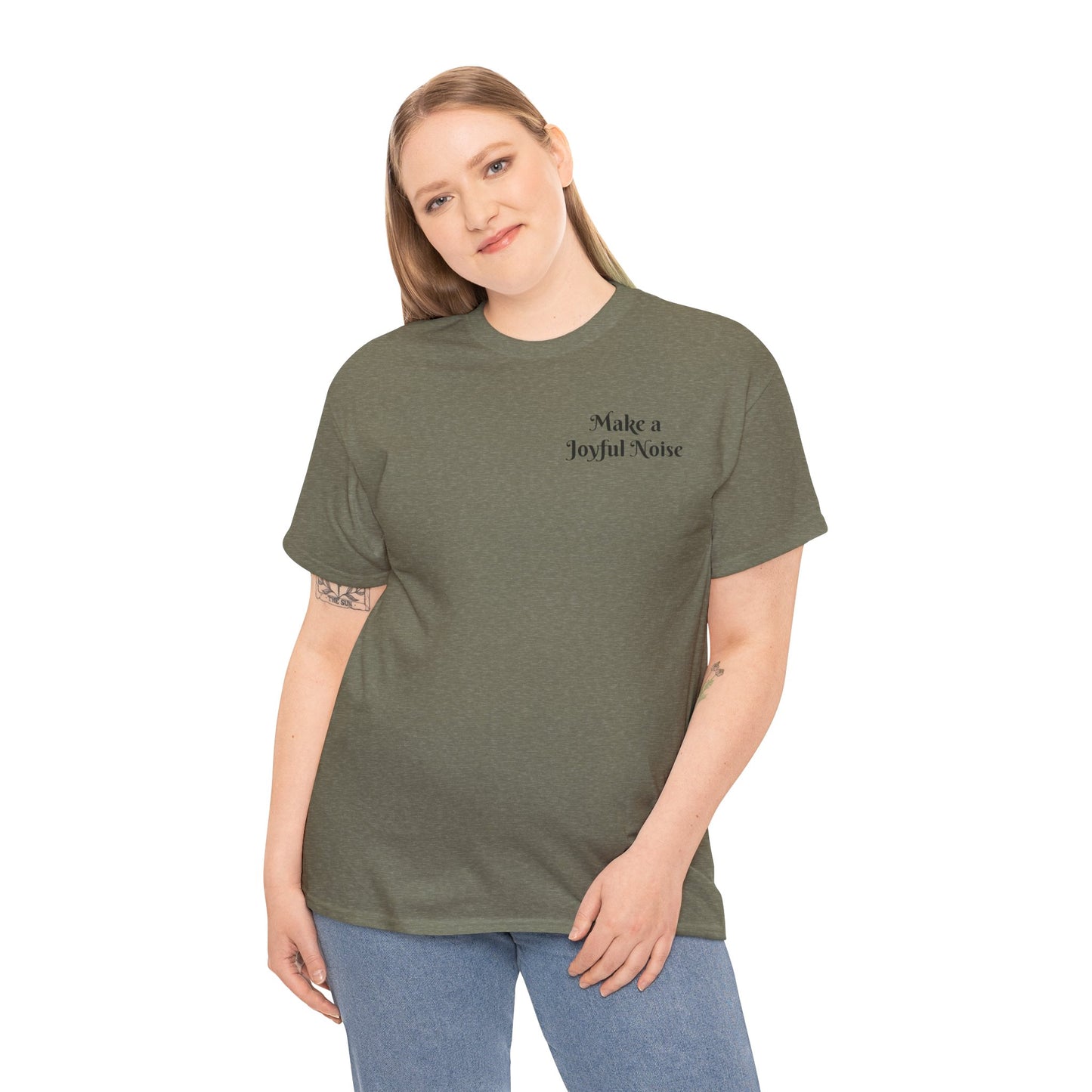 Make a Joyful Noise Unisex Heavy Cotton Tee - Music Lovers Shirt