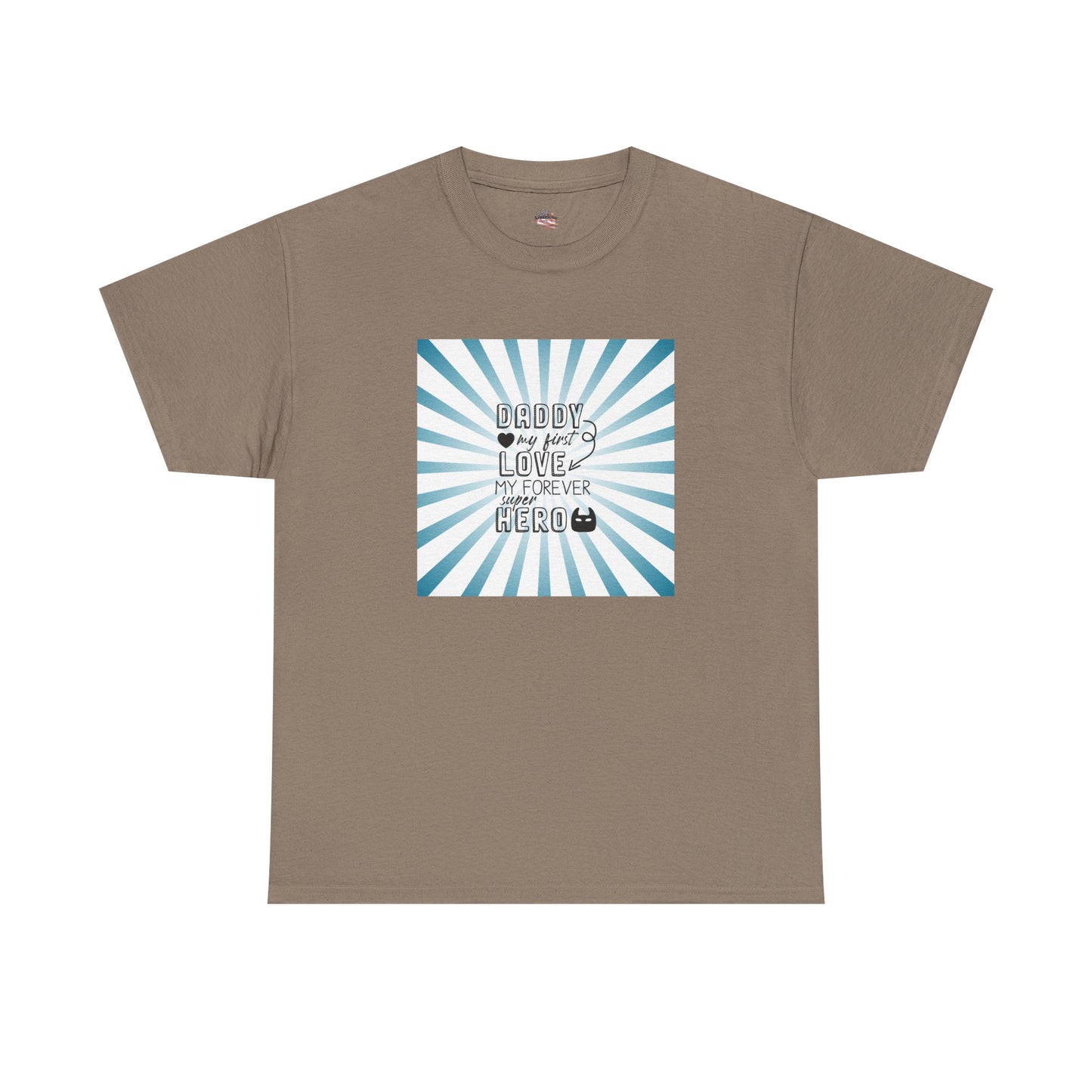 Daddy My Hero Unisex Heavy Cotton Tee - Perfect Gift for Father's Day