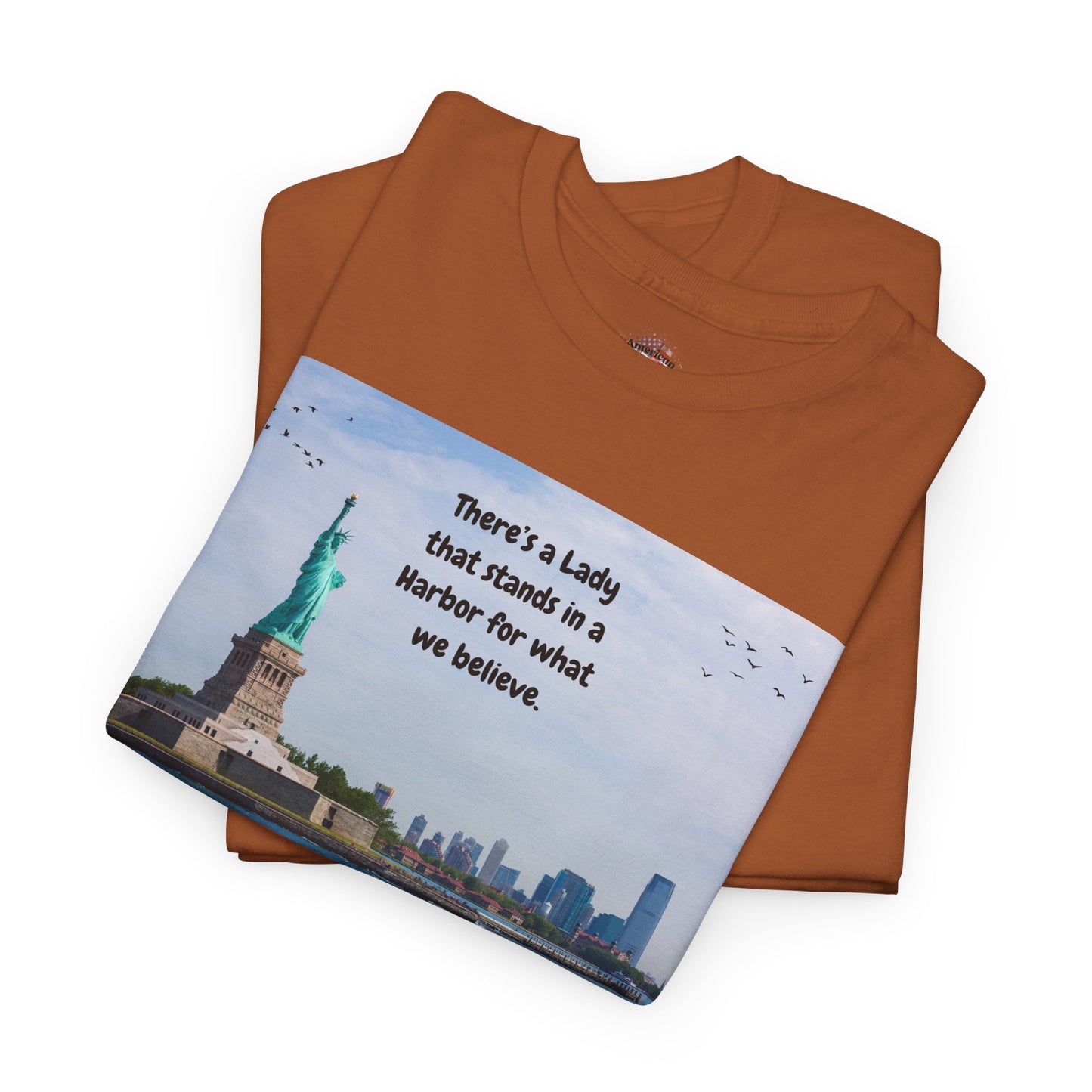 Unisex Heavy Cotton Tee with Lady Liberty Design, Inspirational Quote T-Shirt, Independence Day Gift, Patriot Apparel, New York [...]