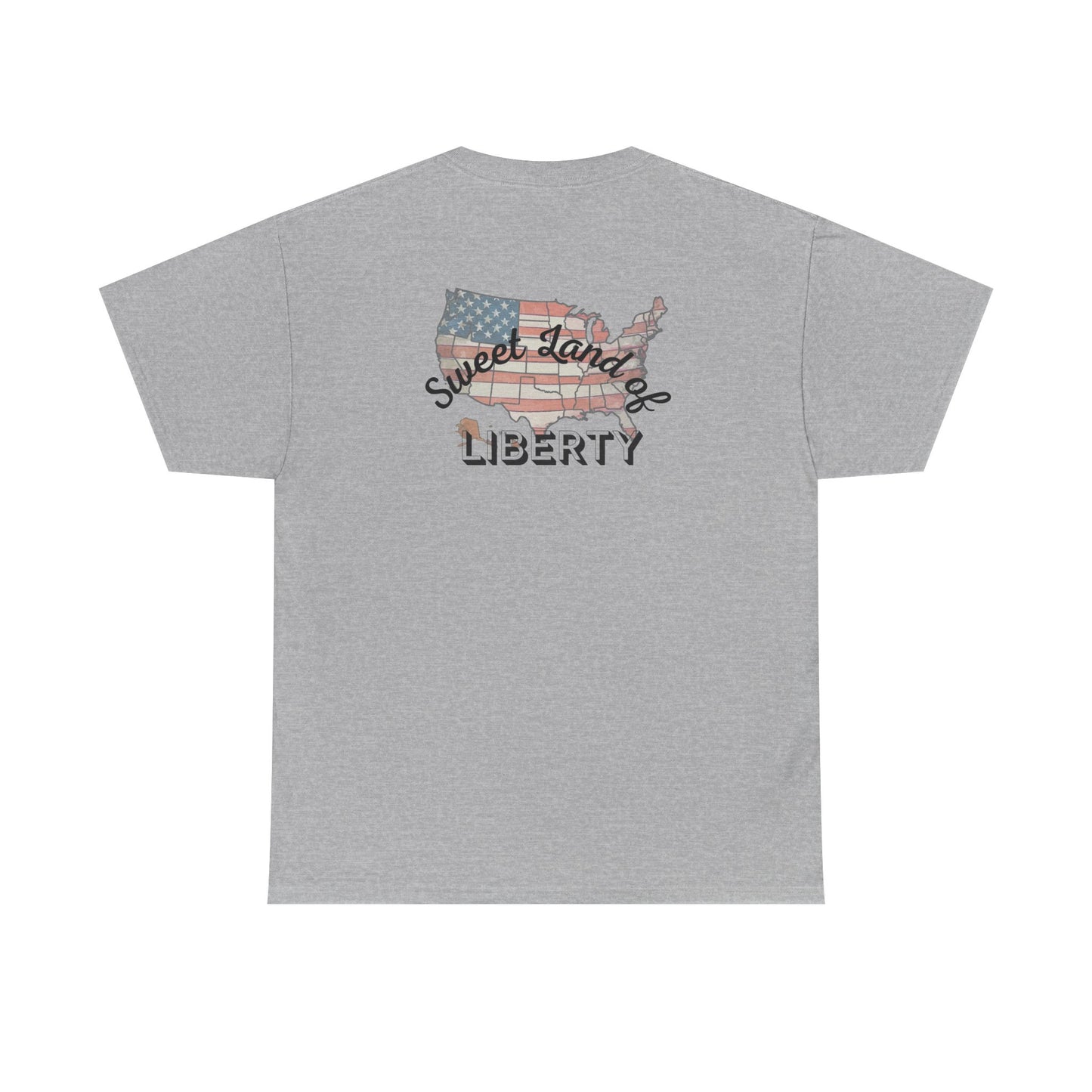 Patriotic Unisex Heavy Cotton Tee - Proud to be an American