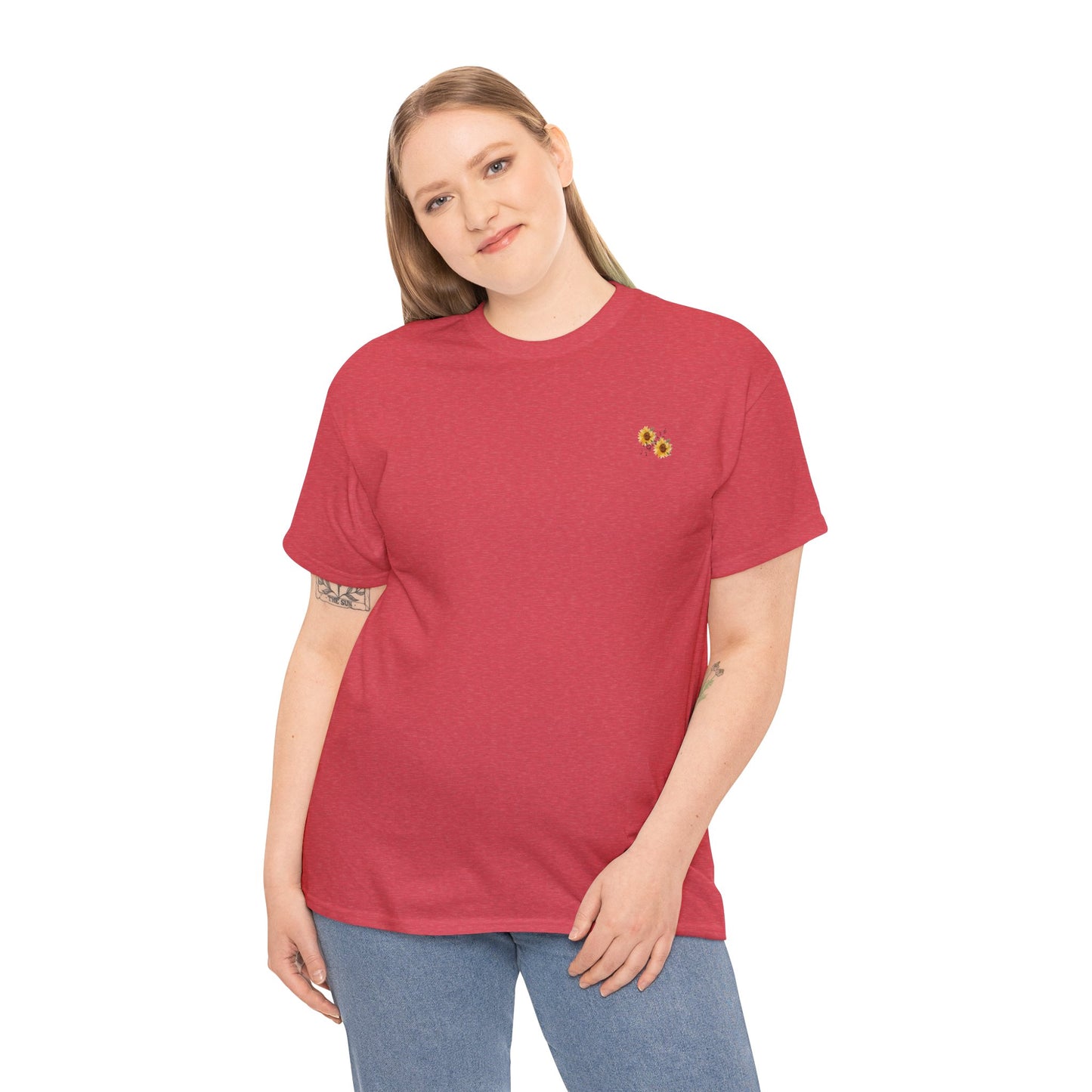 Sunflower Scenic Tee, Nature Lover T-Shirt, Summer Outfit, Gift for Her, Casual Wear