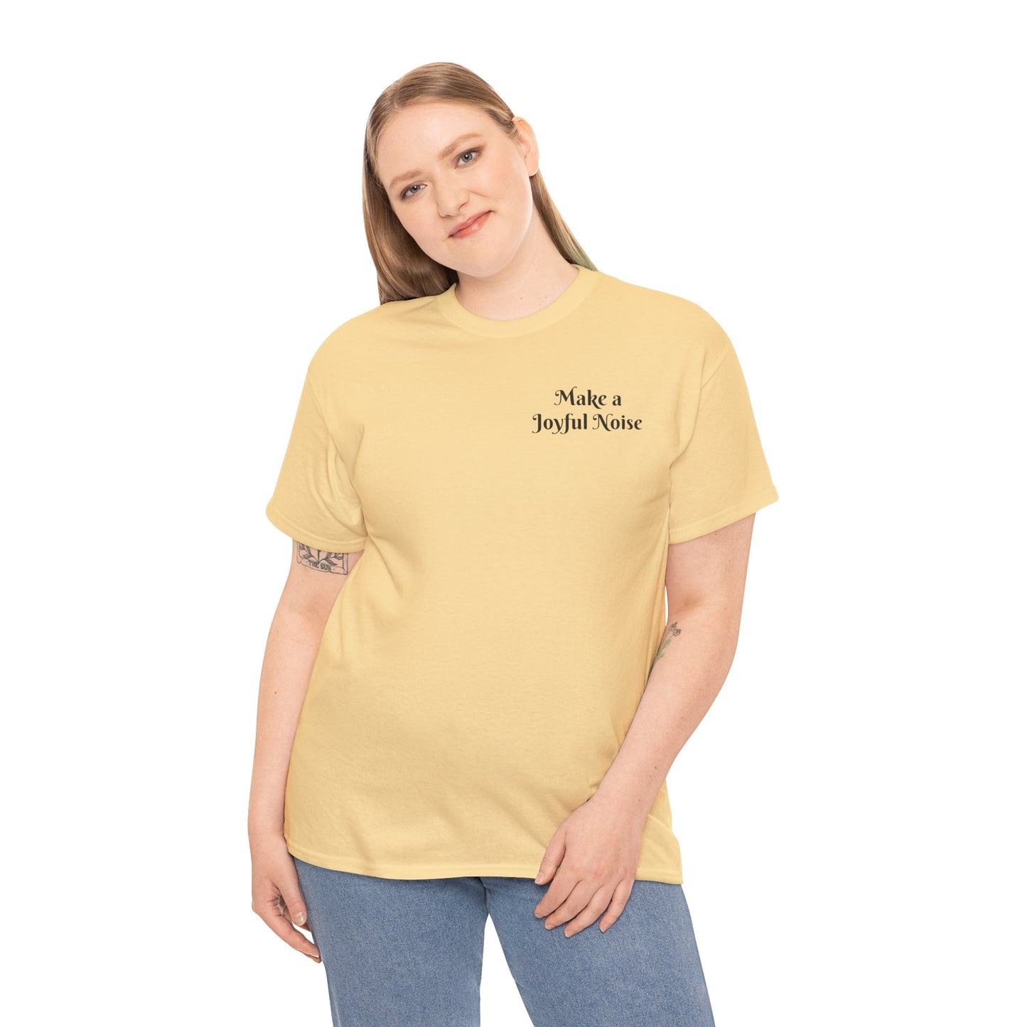Make a Joyful Noise Unisex Heavy Cotton Tee - Music Lovers Shirt