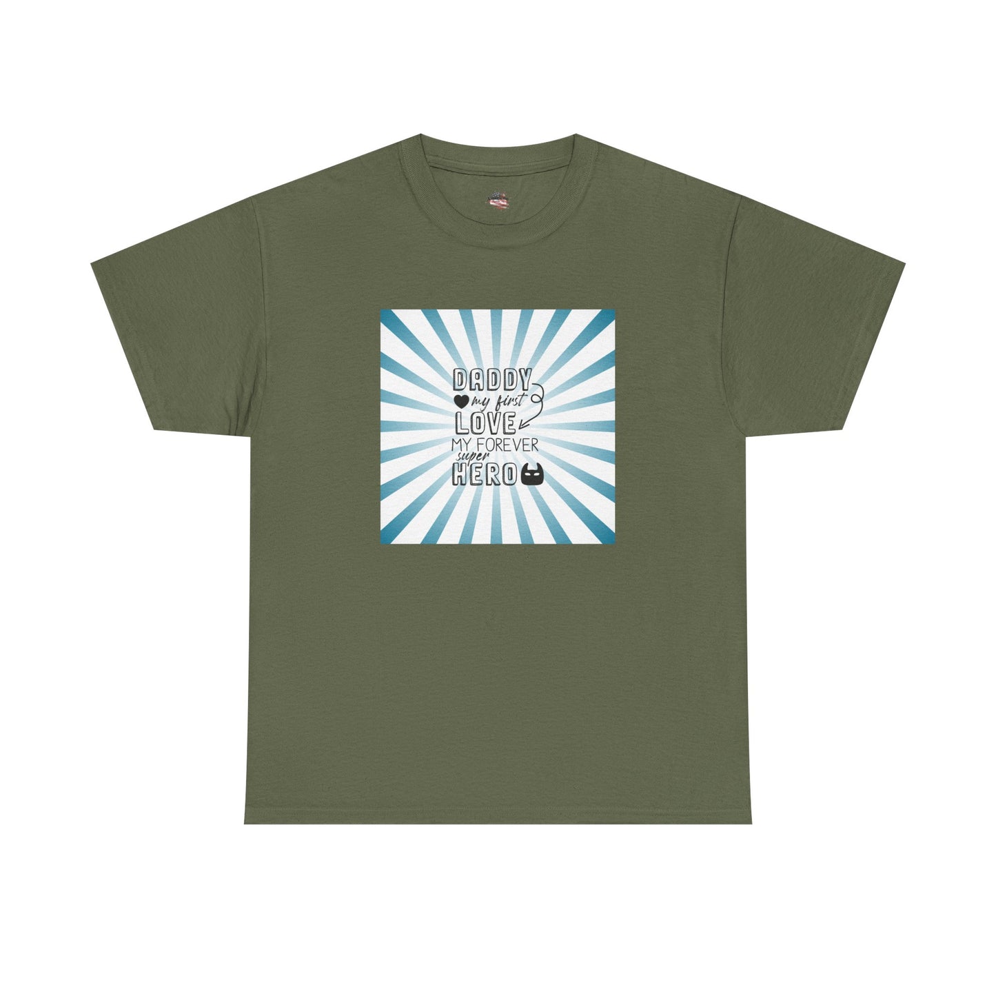 Daddy My Hero Unisex Heavy Cotton Tee - Perfect Gift for Father's Day