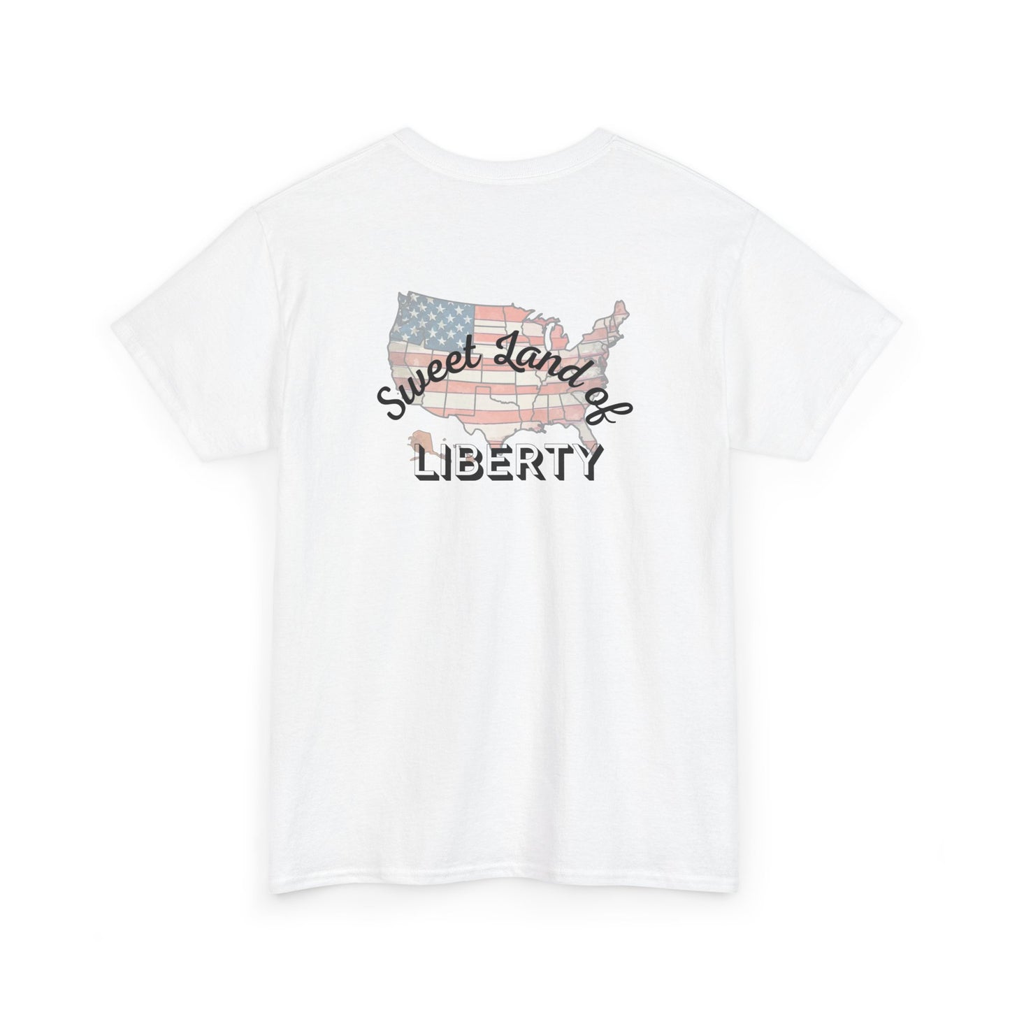 Patriotic Unisex Heavy Cotton Tee - Proud to be an American
