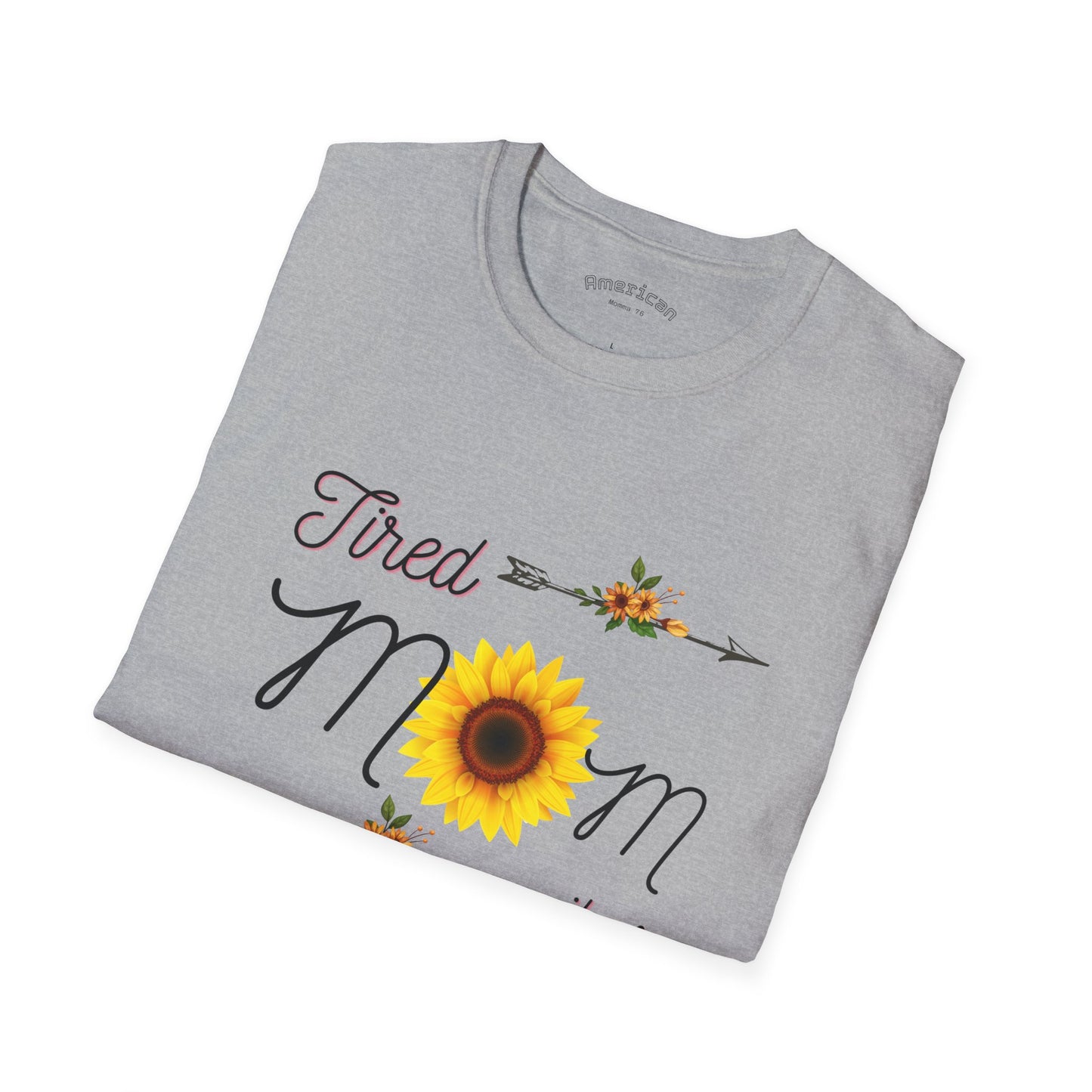 Tired Mom Vibes Unisex Softstyle T-Shirt