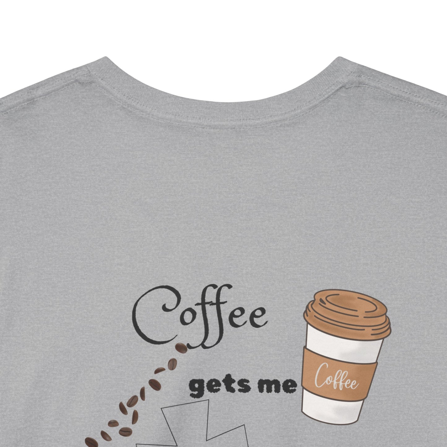 Coffee Time Unisex Heavy Cotton Tee - Faith & Caffeine Inspiration