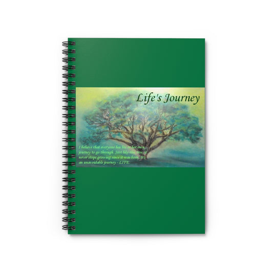 Inspirational Spiral Notebook - Life's Journey Quotes for Personal Growth
