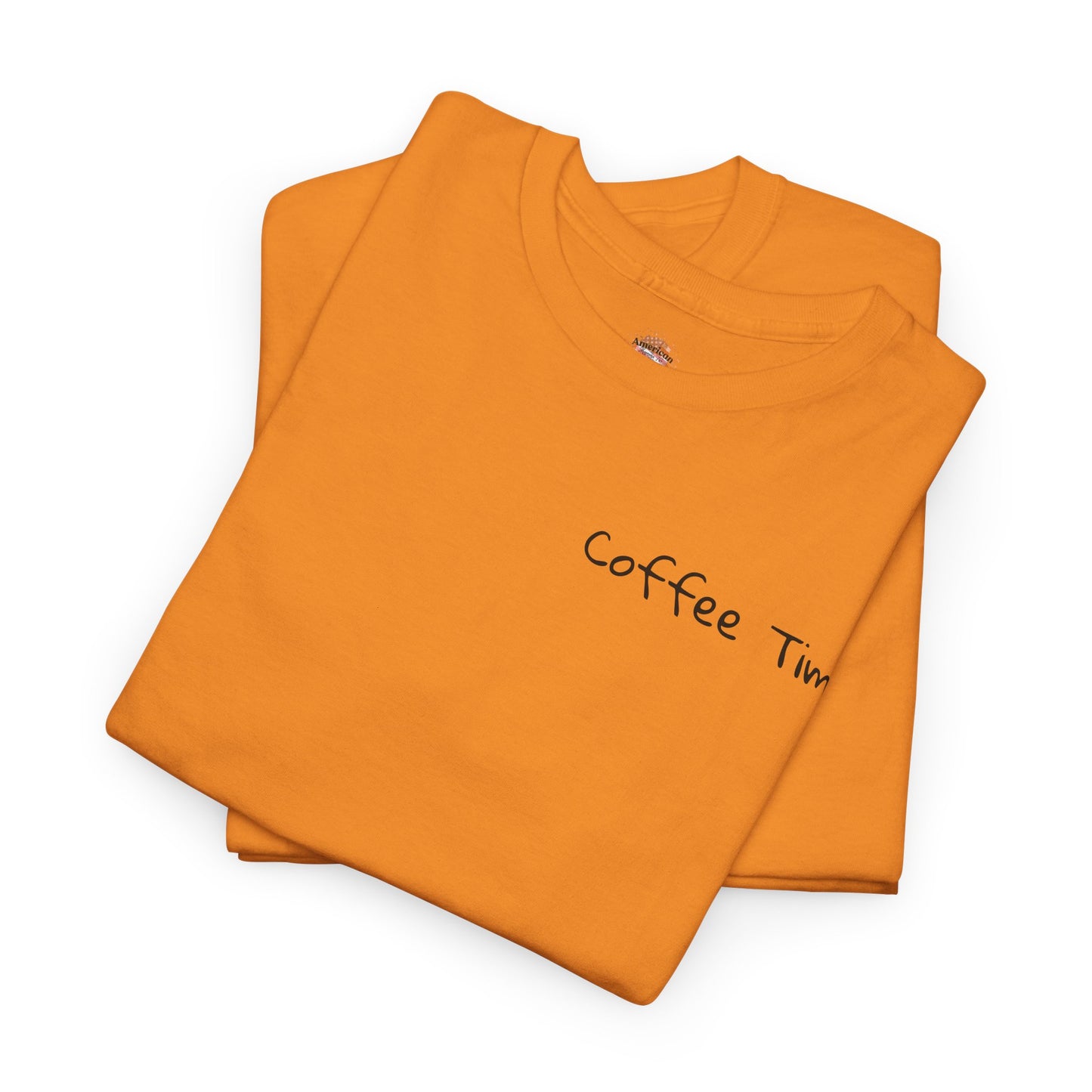 Coffee Time Unisex Heavy Cotton Tee - Faith & Caffeine Inspiration