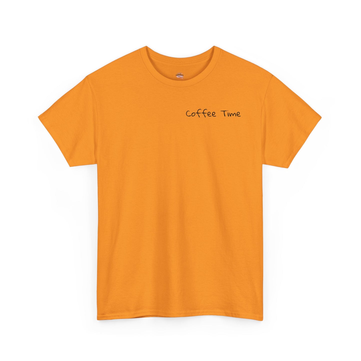 Coffee Time Unisex Heavy Cotton Tee - Faith & Caffeine Inspiration