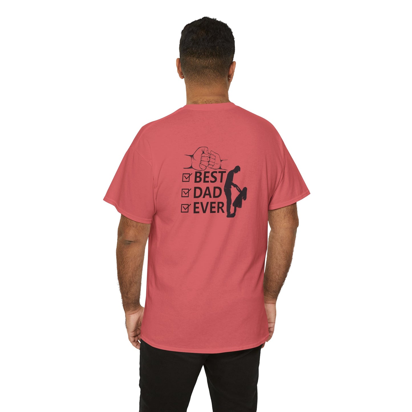 #1 Dad Unisex Heavy Cotton Tee - Best Dad Ever Shirt