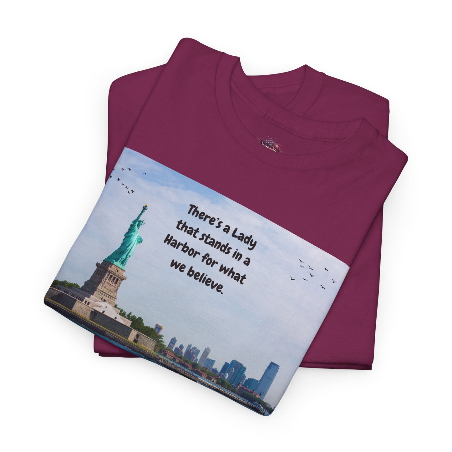 Unisex Heavy Cotton Tee with Lady Liberty Design, Inspirational Quote T-Shirt, Independence Day Gift, Patriot Apparel, New York [...]