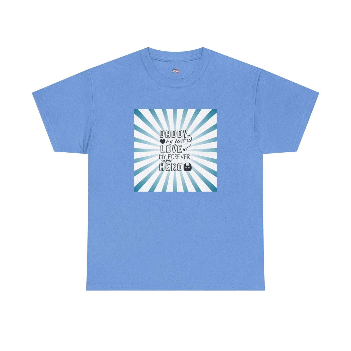 Daddy My Hero Unisex Heavy Cotton Tee - Perfect Gift for Father's Day