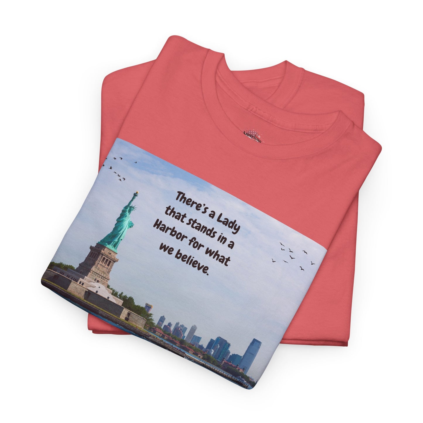 Unisex Heavy Cotton Tee with Lady Liberty Design, Inspirational Quote T-Shirt, Independence Day Gift, Patriot Apparel, New York [...]