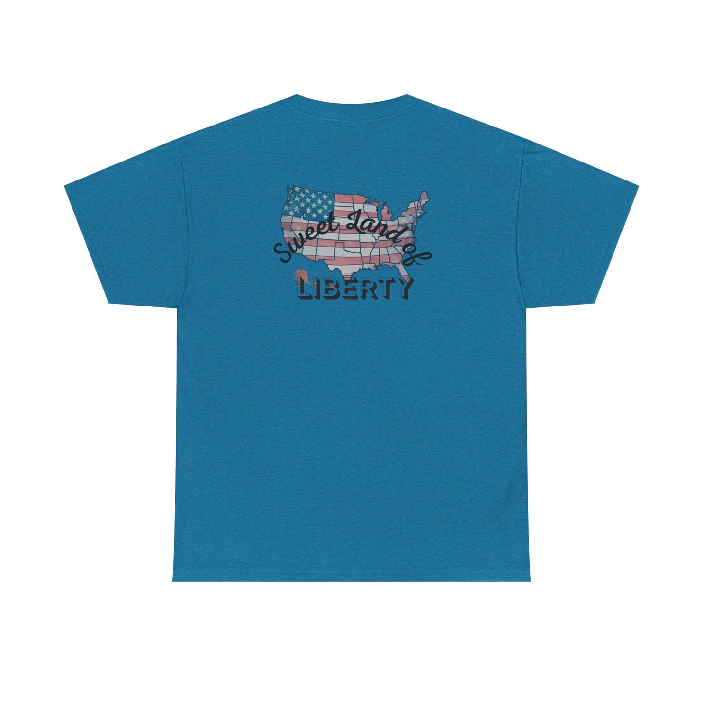 Patriotic Unisex Heavy Cotton Tee - Proud to be an American