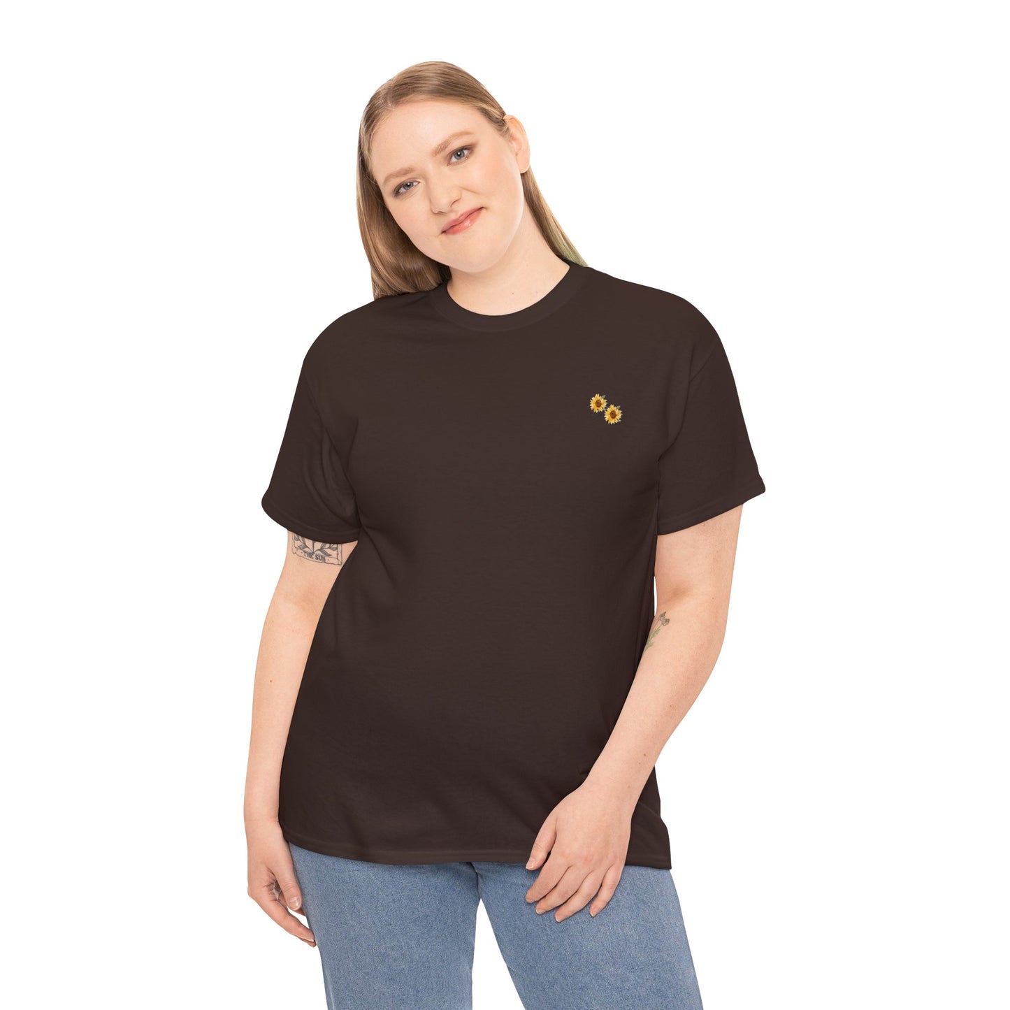 Sunflower Scenic Tee, Nature Lover T-Shirt, Summer Outfit, Gift for Her, Casual Wear