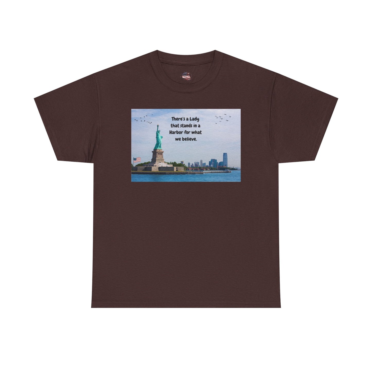Unisex Heavy Cotton Tee with Lady Liberty Design, Inspirational Quote T-Shirt, Independence Day Gift, Patriot Apparel, New York [...]