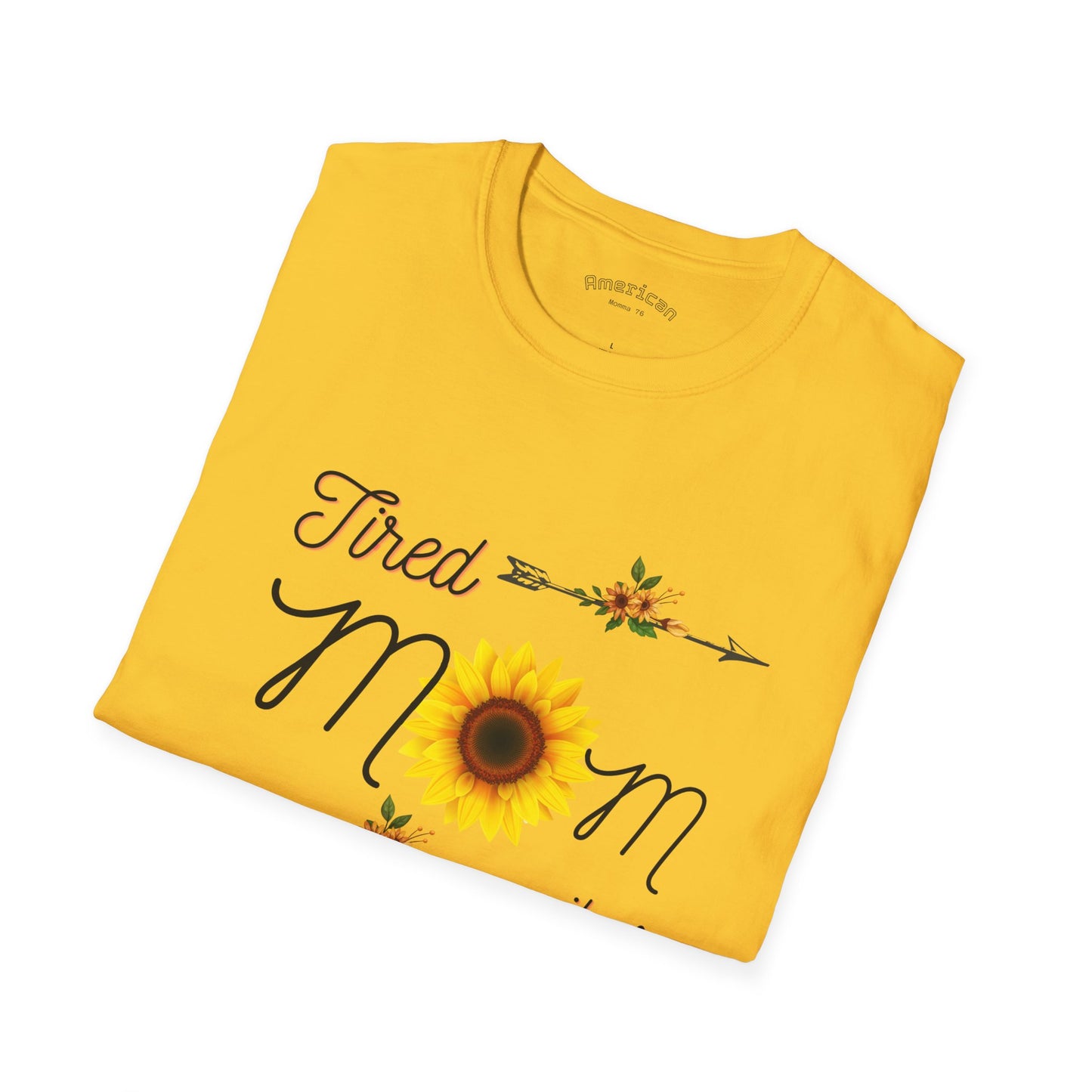 Tired Mom Vibes Unisex Softstyle T-Shirt
