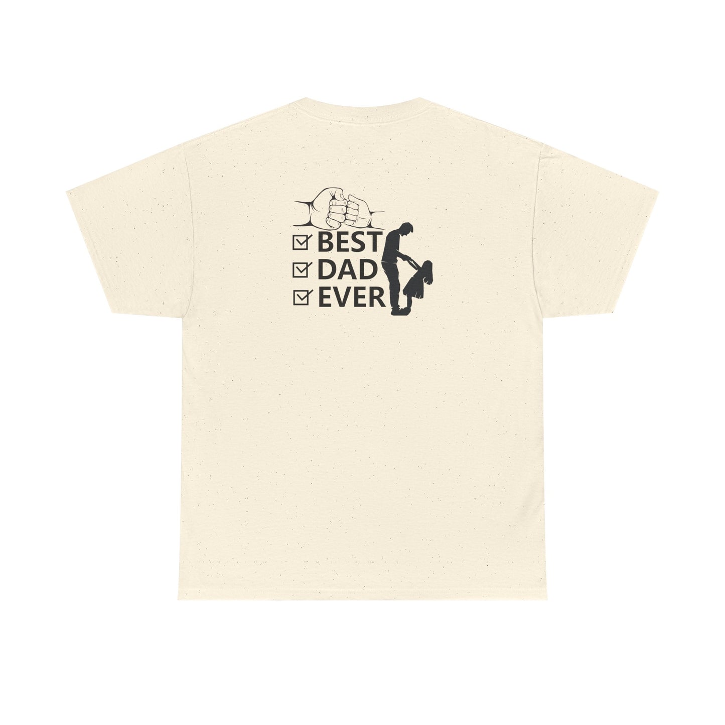 #1 Dad Unisex Heavy Cotton Tee - Best Dad Ever Shirt