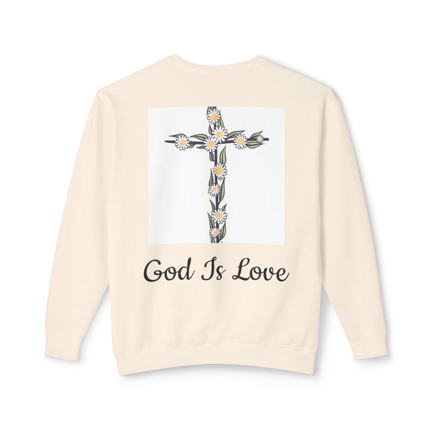 Faith, Hope, Love Unisex Lightweight Crewneck Sweatshirt