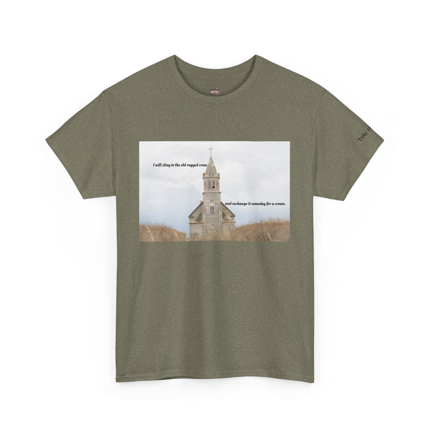 Inspirational Unisex Heavy Cotton Tee - "I Will Play the Life of Support"
