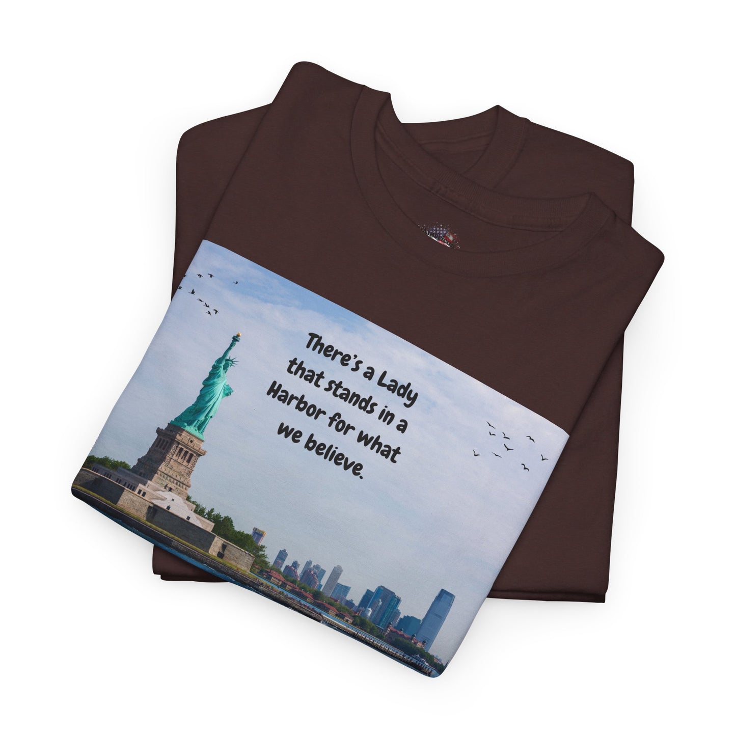 Unisex Heavy Cotton Tee with Lady Liberty Design, Inspirational Quote T-Shirt, Independence Day Gift, Patriot Apparel, New York [...]