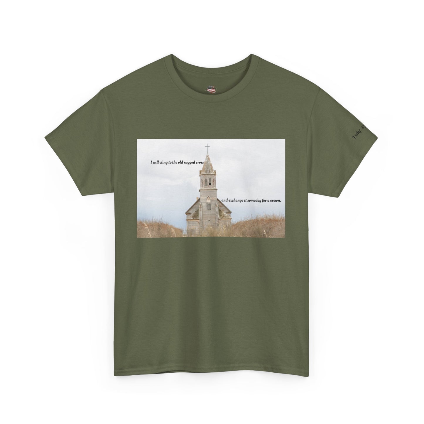 Inspirational Unisex Heavy Cotton Tee - "I Will Play the Life of Support"