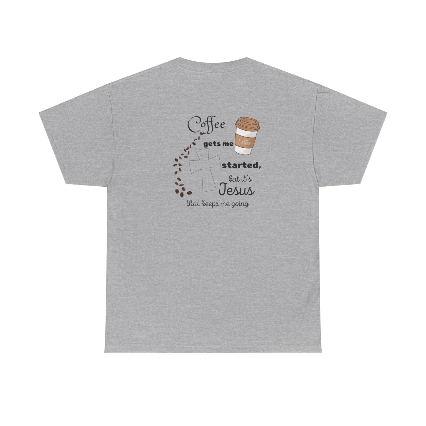 Coffee Time Unisex Heavy Cotton Tee - Faith & Caffeine Inspiration