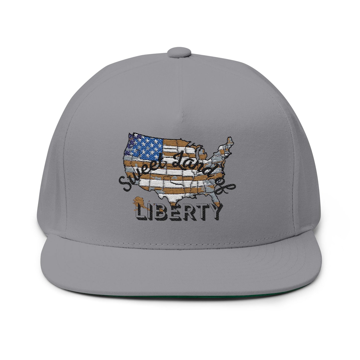 Flat Bill Cap (Embroidery)