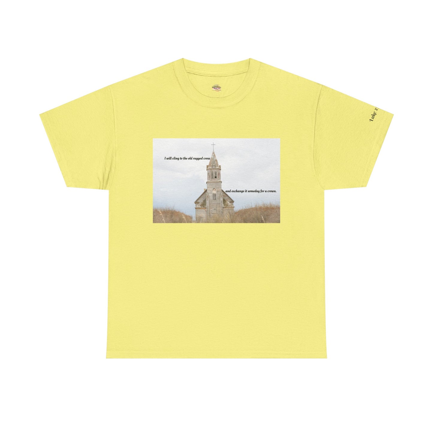Inspirational Unisex Heavy Cotton Tee - "I Will Play the Life of Support"