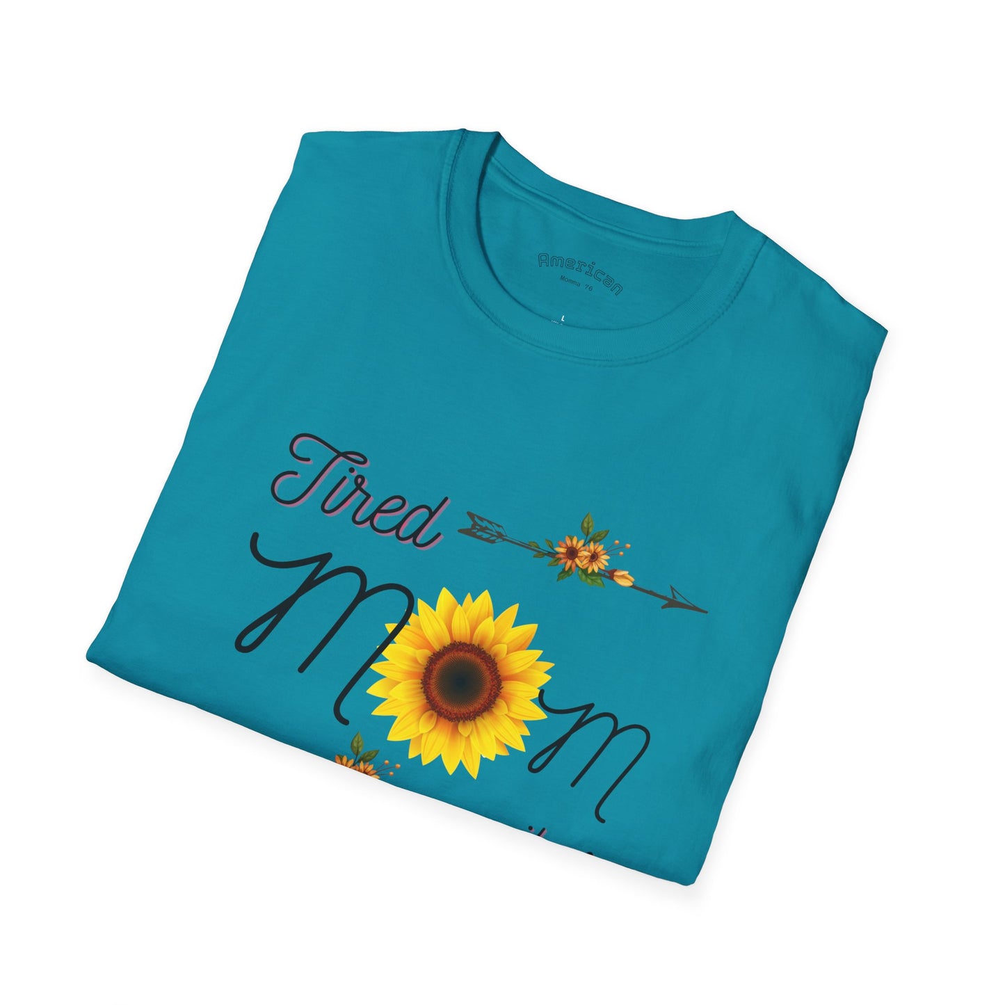 Tired Mom Vibes Unisex Softstyle T-Shirt