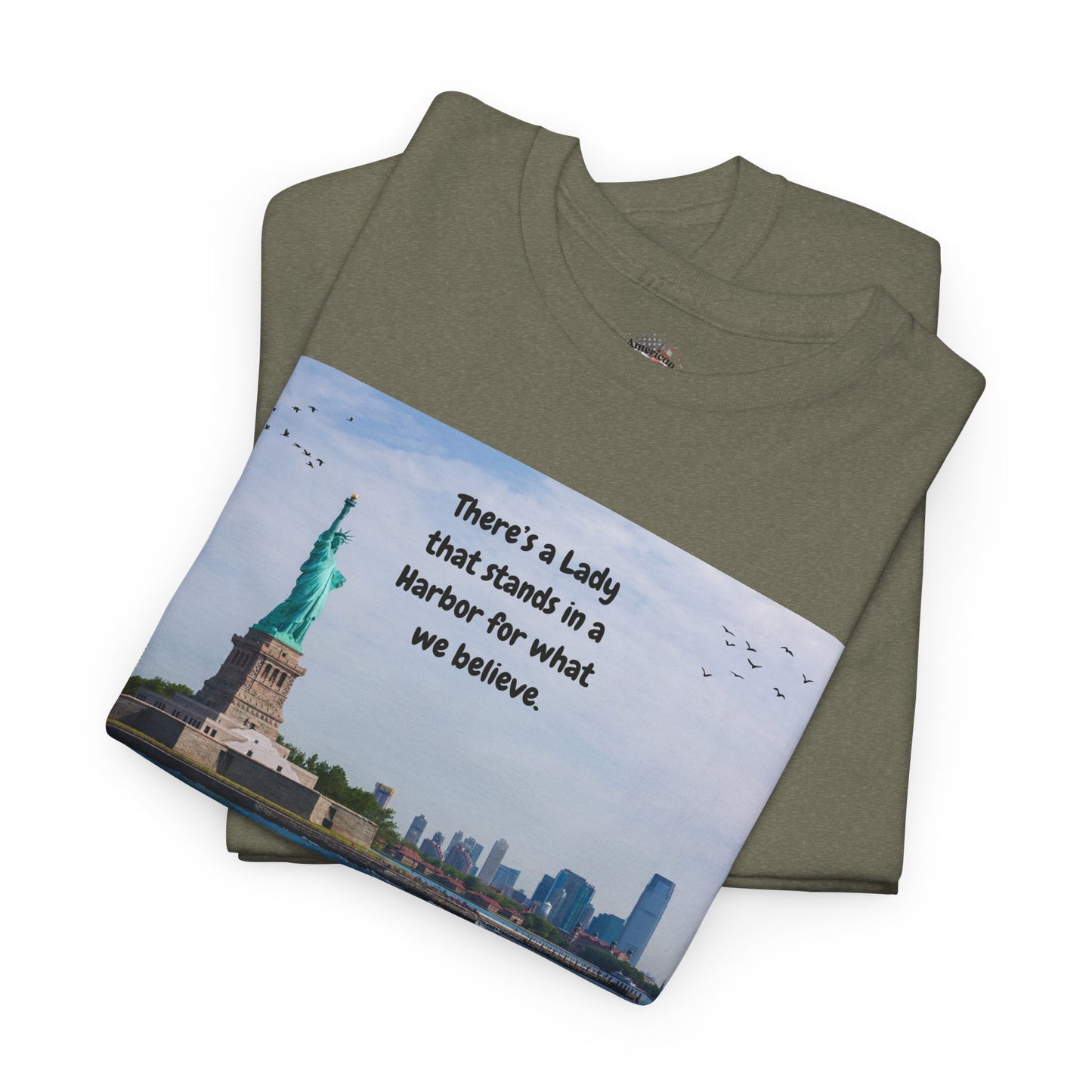Unisex Heavy Cotton Tee with Lady Liberty Design, Inspirational Quote T-Shirt, Independence Day Gift, Patriot Apparel, New York [...]