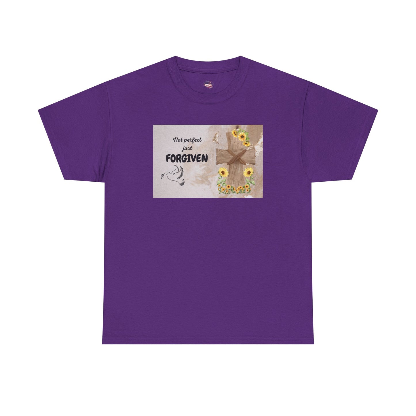 Forgiven Inspirational Tee, Unisex Cotton Shirt, Motivational Gift, Faith-Based Apparel, Summer Casual Wear, Spiritual Reminder