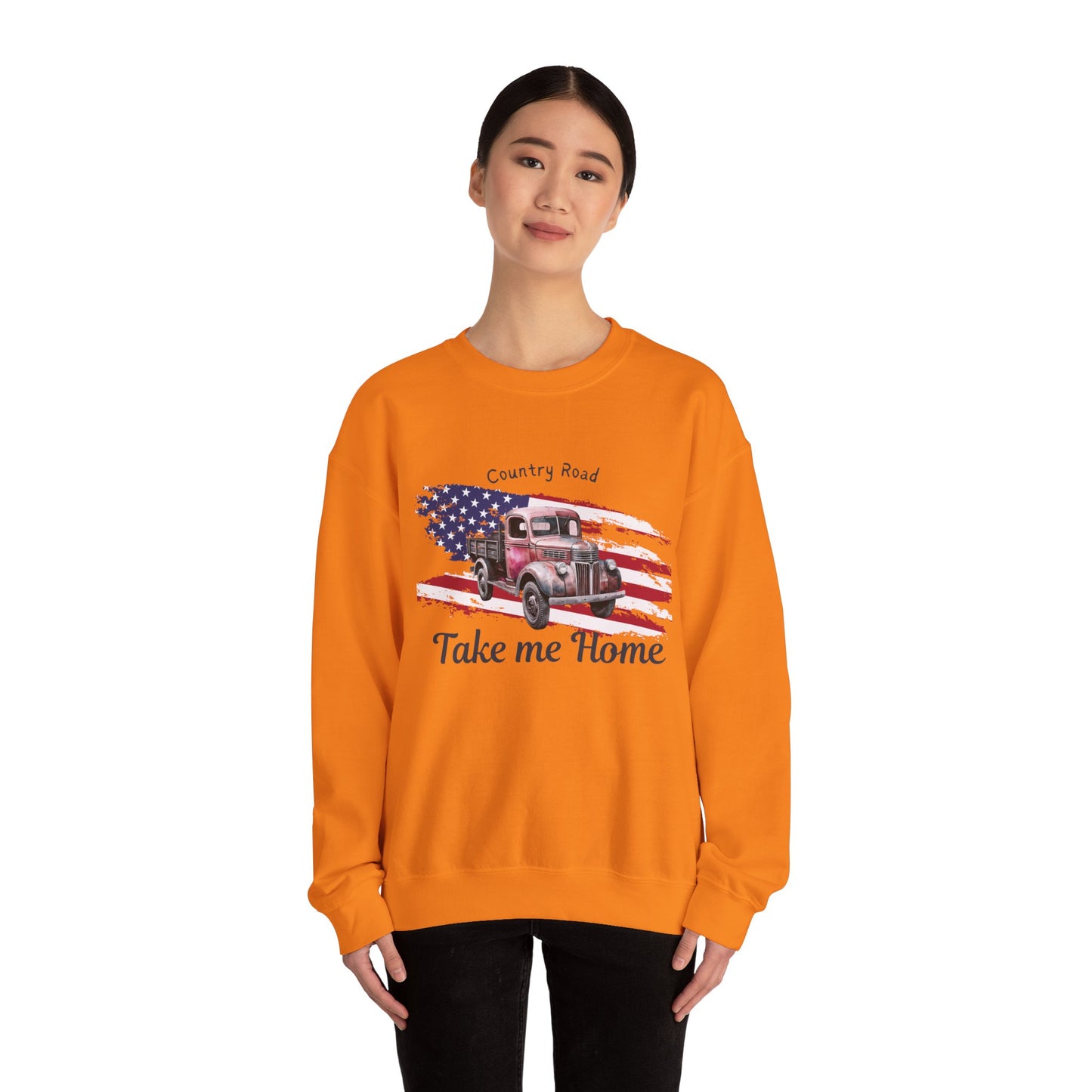 Country Road Vintage Truck Sweatshirt