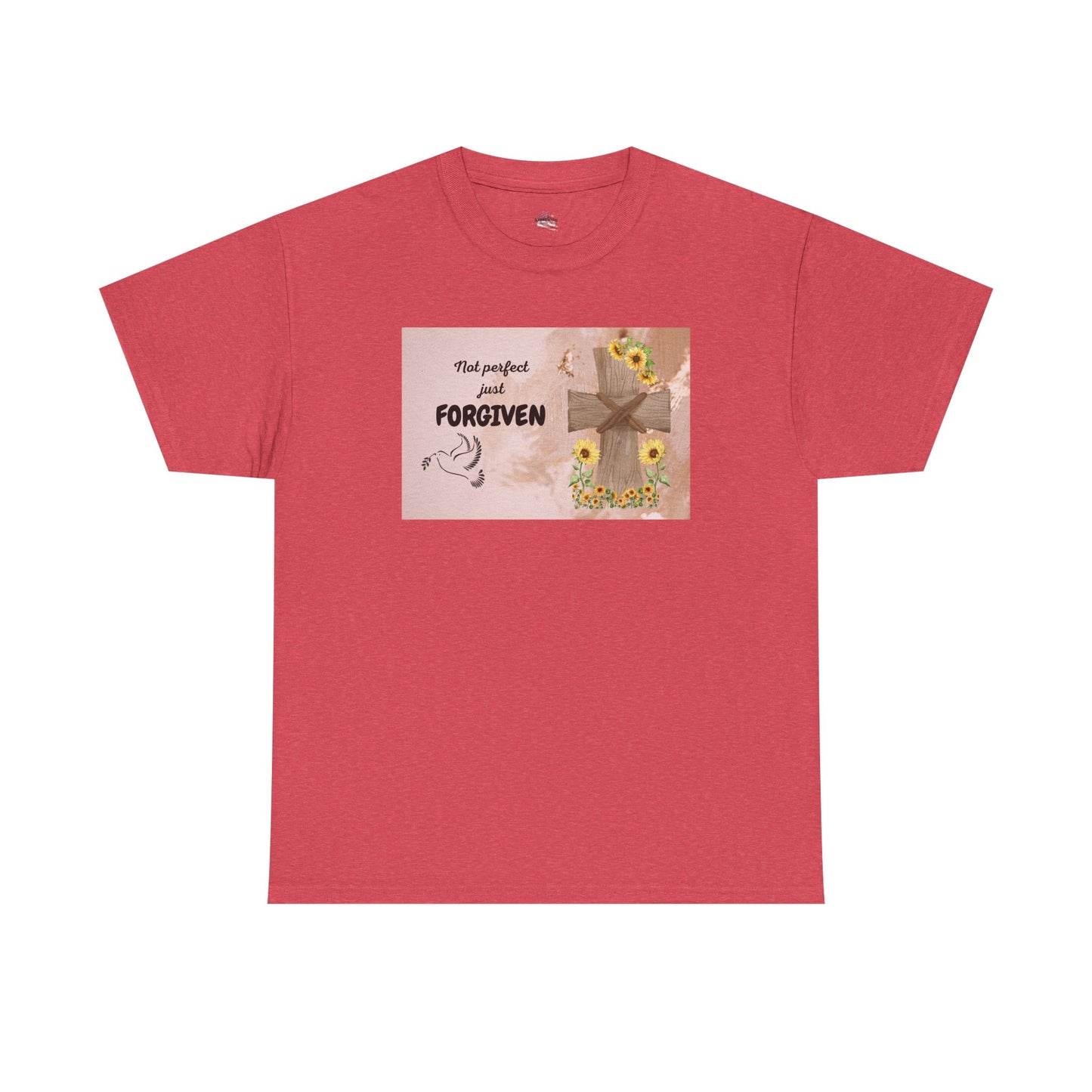 Forgiven Inspirational Tee, Unisex Cotton Shirt, Motivational Gift, Faith-Based Apparel, Summer Casual Wear, Spiritual Reminder