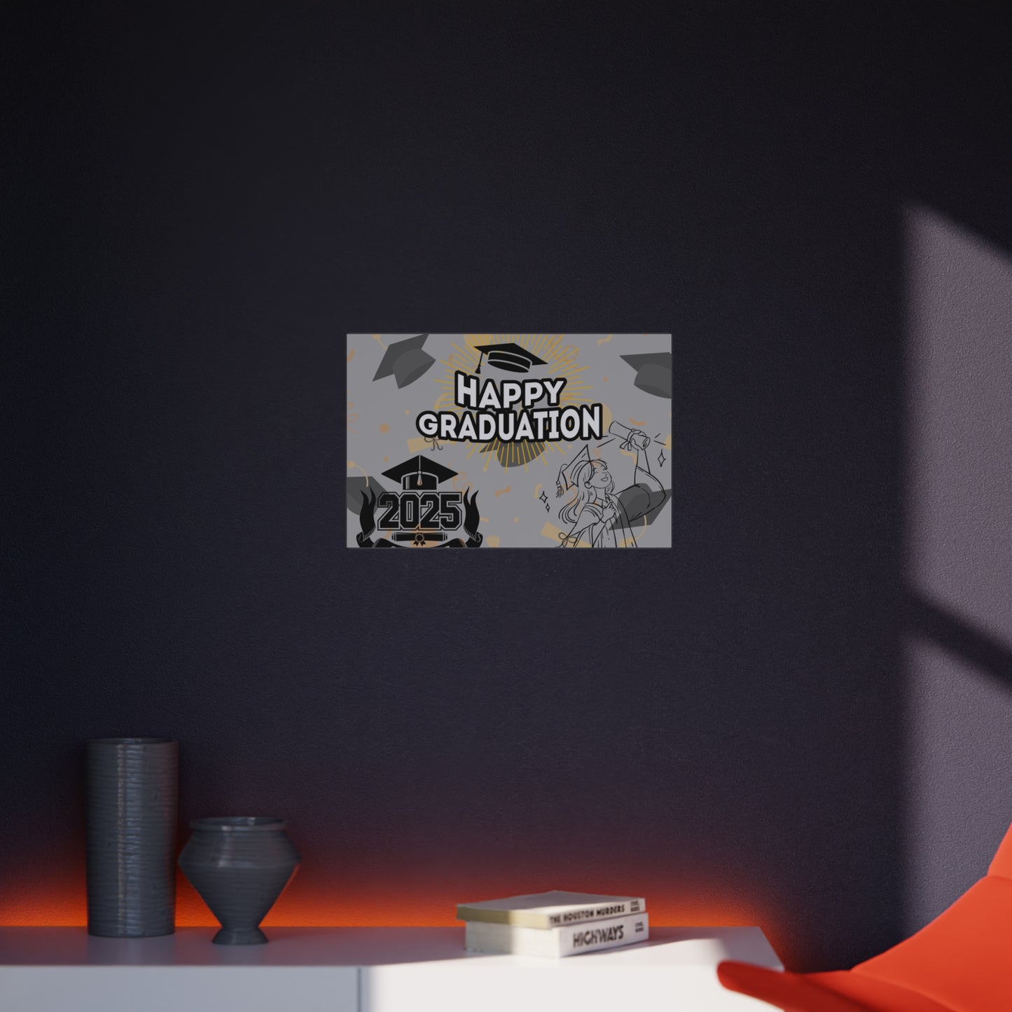 Graduation Foam Board Sign – Happy Graduation 2025 Decoration