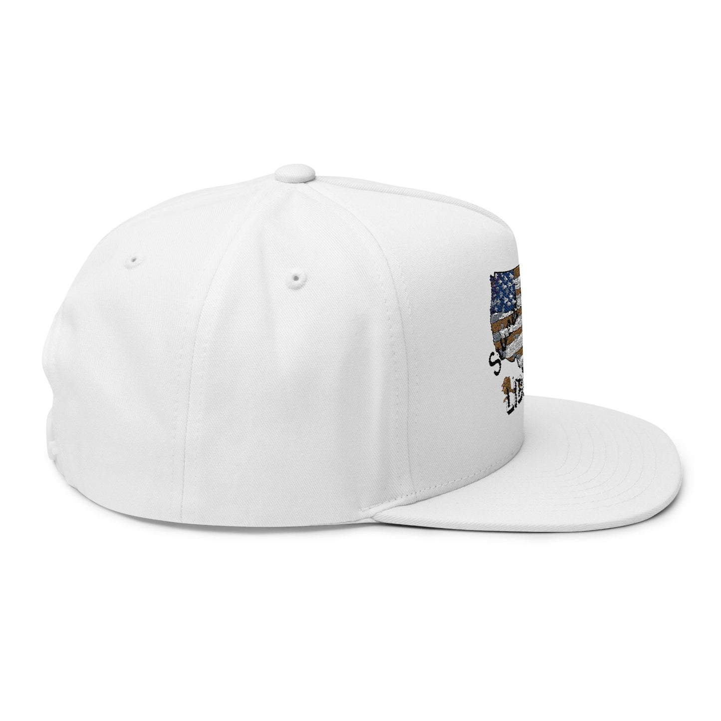 Flat Bill Cap (Embroidery)