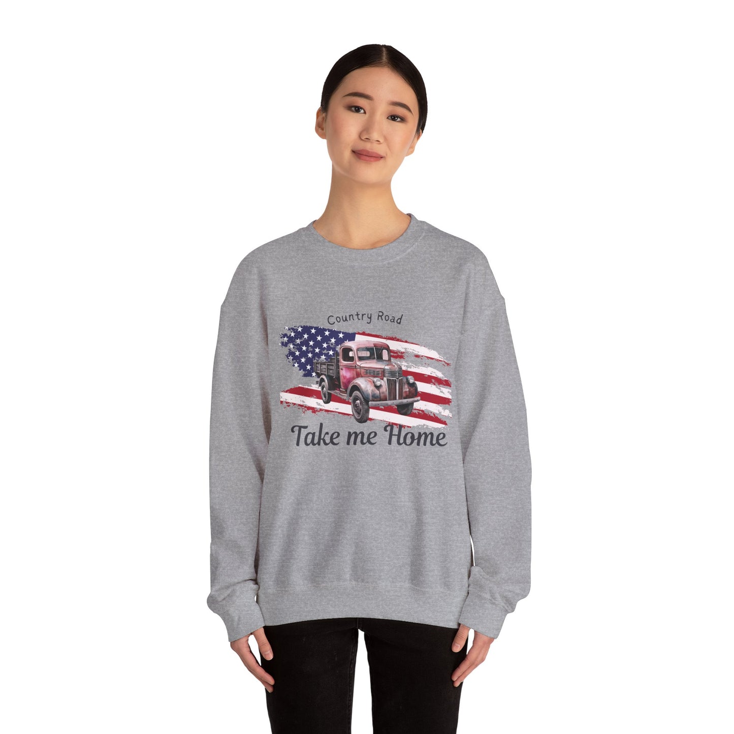 Country Road Vintage Truck Sweatshirt